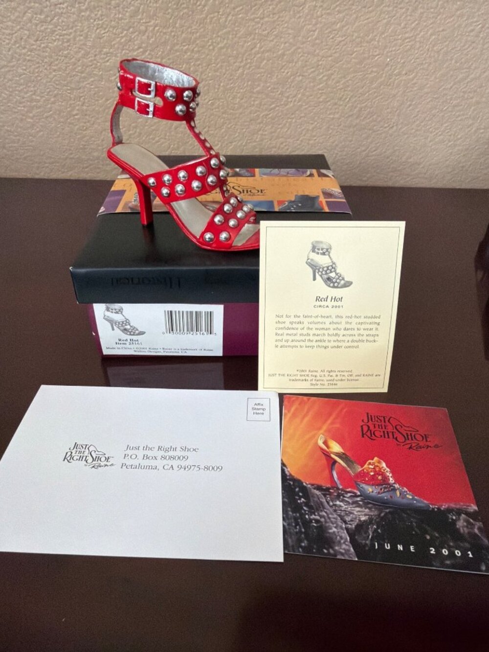 Just the Right Shoe by Raine Lot of 3 Red Hot On Fire Diamond Wrap w/Boxes COAs - Picture 10 of 15